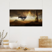Endless Journey | Steampunk Unglaubliches Abenteue Poster (Küche)