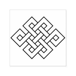 Endless Knot Auspicious Symbol Permastempel