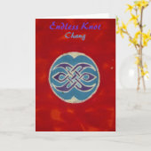 Endless Knot Chang Karte (Gelbe Blume)