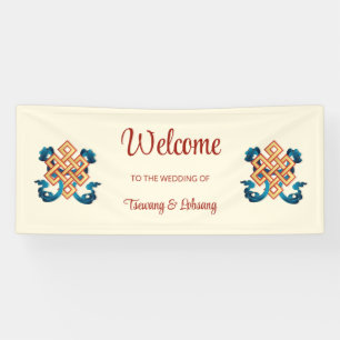 endless Knot tibetisch Wedding Banner