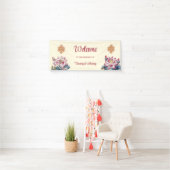 endless Knot tibetisch Wedding Banner (Insitu)