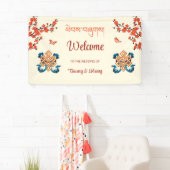 endless Knot tibetisch Wedding Banner (Insitu)