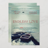 ENDLESS LIEBE Poster Filmstil Einladung (Vorne/Hinten)