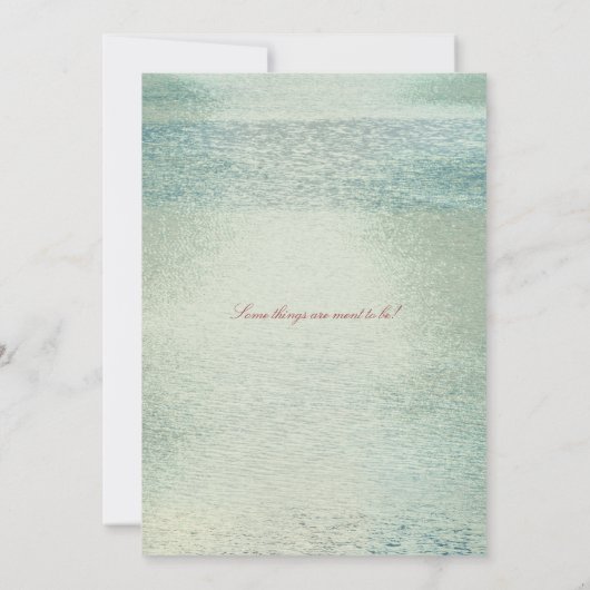 ENDLESS LIEBE Poster-Stil Einladung (Rückseite)