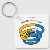 Endless Loop Aware Python Developer | Keychain Schlüsselanhänger (Vorderseite)