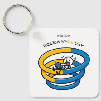 Endless Loop Aware Python Developer | Keychain Schlüsselanhänger