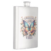 Endless Love Vibes Schmetterling Art-96281 Flachmann (Rechts)