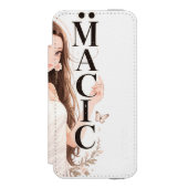 Endless Magic" Anime Mädchen Wallet Case - Ästheti Incipio iPhone Geldbeutel-Hülle (Folio Vorderseite)