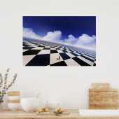 Endless opposites - surreal print poster (Küche)