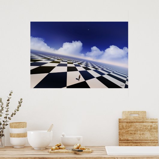 Endless opposites - surreal print poster (Küche)