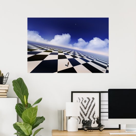 Endless opposites - surreal print poster (Heimbüro)