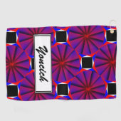 Endless Pinwheel von Kenneth Yoncich Golfhandtuch (Horizontal)