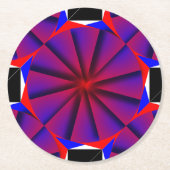 Endless Pinwheel von Kenneth Yoncich Runder Pappuntersetzer (Vorderseite)
