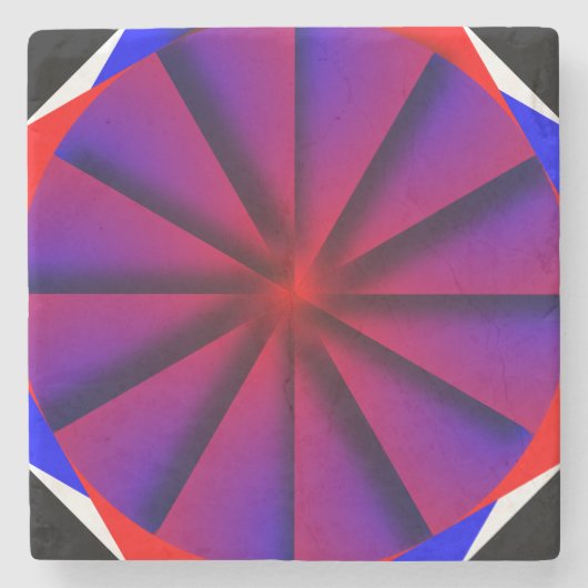 Endless Pinwheel von Kenneth Yoncich Steinuntersetzer (Vorderseite)