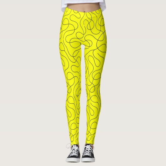 Endless Scribble60+ Leggings (Vorderseite)