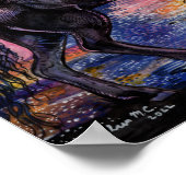 Endless Sky Watercolor Pferde Poster (Ecke)