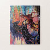 Endless Sky Watercolor Pferde Puzzle (Vertikal)