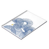 Endless Slinky Coil Walk Minimalistisches Notebook Notizblock (Linke Seite)