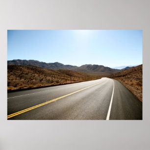 Endless Street   Desert Mountain Poster
