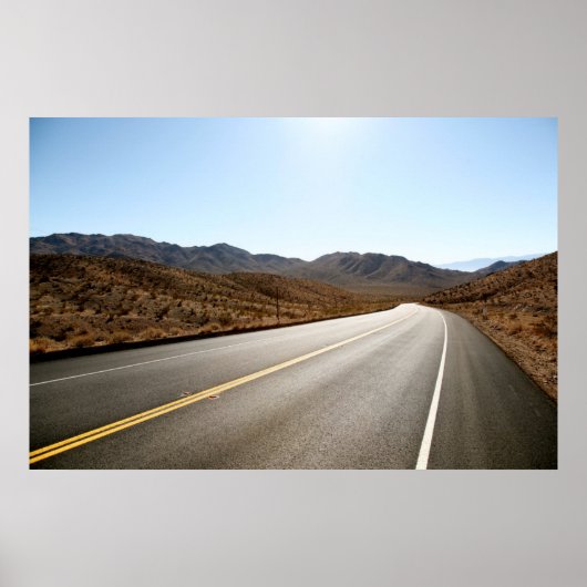 Endless Street | Desert Mountain Poster (Vorne)