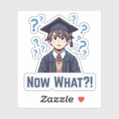 Endlich Abitur .. Was nun? Aufkleber (Blatt)