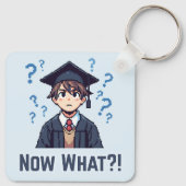 Endlich Abitur .. Was nun? Schlüsselanhänger (Rückseite)