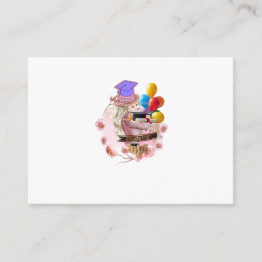 Endlich! Absolvent der Klasse 2026 Begleitkarte (Vorderseite)