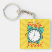 Endlich die Erinnerungsuhr erneuern Schlüsselanhänger (Vorderseite)