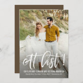 Endlich EDITABLE Hintergrundfarbe Save the Date (Vorne/Hinten)