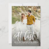 Endlich EDITIERBARE Hintergrundfarbe Save The Date (Vorderseite)