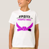 Endlich ein BJJ Lila Gürtel !!! T-Shirt (Vorderseite)