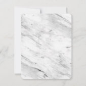 Endlich ein Party mit schlichtem Schwarzweißtext Save The Date (Rückseite)