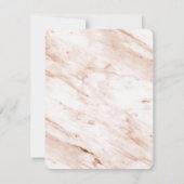 Endlich ein Party Simple Text Sienna Minimalistisc Save The Date (Rückseite)