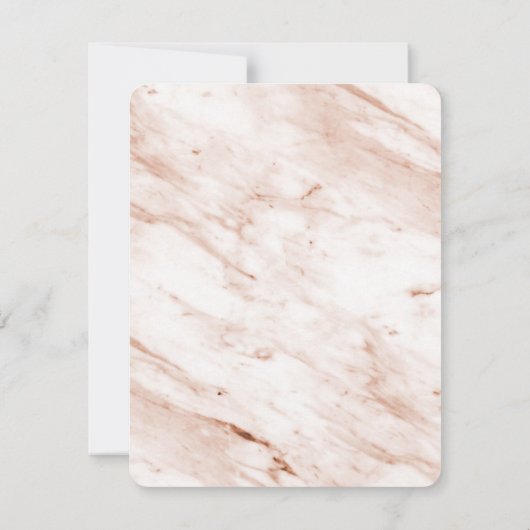 Endlich ein Party Simple Text Sienna Minimalistisc Save The Date (Rückseite)