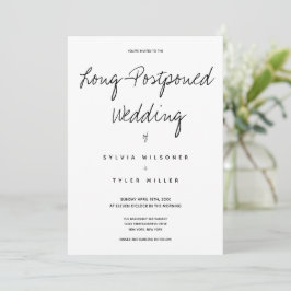 Endlich Ereignis Hochzeittypografie Minimal