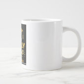 Endlich fertig Abschlussdesign Klasse 2026 | Bla Jumbo-Tasse (Rechts)