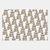 Endlich Fertig Mit Dieser Blödsinnigen Abschlussfe Geschenkpapier Set (Vorderseite)