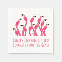 Endlich Flocking Remüde Flamingo Retirement