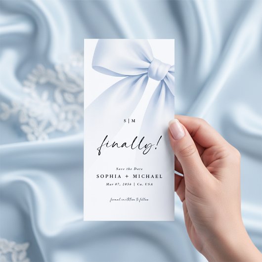 Endlich Foto-Lesezeichen Save the Date