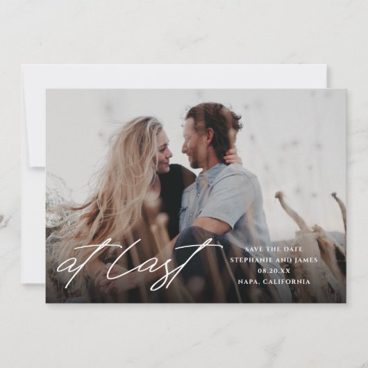 Endlich Foto Save The Date (Vorderseite)