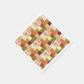 Endlich Frühling Patchwork Cheater Quilt  Serviette (Ecke)