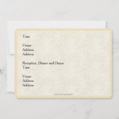 Endlich Geted Wed Funny Interracial Couple Card Einladung (Rückseite)