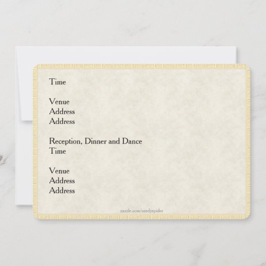 Endlich Geted Wed Funny Interracial Couple Card Einladung (Rückseite)