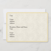 Endlich Geted Wed Funny Interracial Paar 2 Einladung (Rückseite)