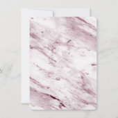 Endlich Gold Script Burgundy Arted Gerahmtes Foto Save The Date (Rückseite)