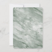 Endlich Gold Script Hunter Green Arch Gerahmtes Fo Save The Date (Rückseite)