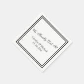 Endlich haben wir es für Verlobung oder Hochzeit g Serviette (Ecke)