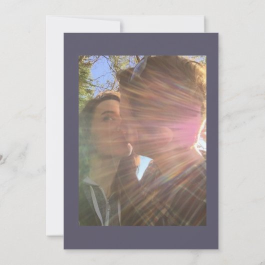 Endlich heiraten! Save The Date (Rückseite)