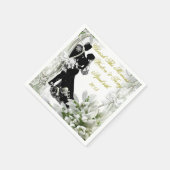 Endlich Hochzeitstag Serviette (Ecke)