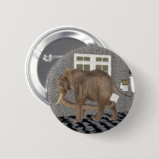 Endlich Housebroken Button (Vorne & Hinten)